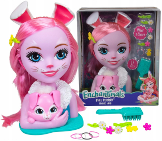 ENCHANTIMALS - Head bábika na štylilize hovädzieho plášťa