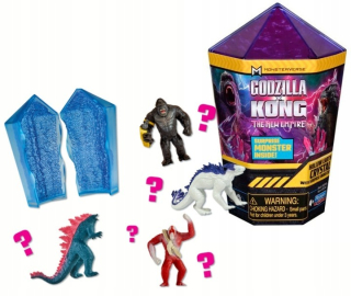 GODZILLA x KONG krištáľ zeme s postavičkou Monster Surprise 5 cm 1ks.