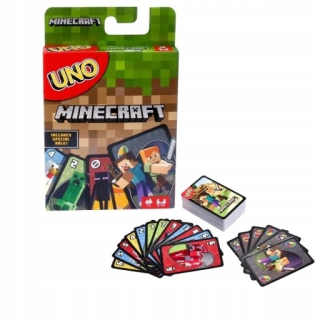 MINECRAFT - Herná karta UNO MINECRAFT 112 KARTY