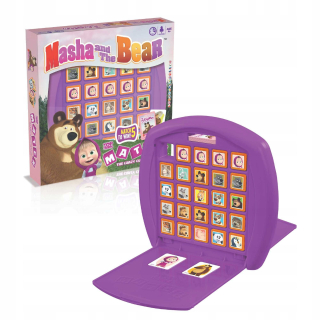 Máša a medveď - Puzzle hra Masha a medveď top Trumps zápas