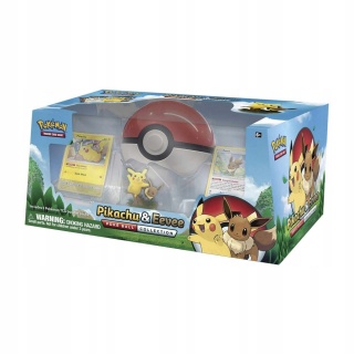 Pokémoni - Pokemon-Pikachu a Eevee Poke Ball Card