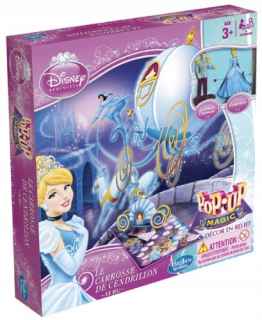 Popoluška - Pop-up magic princezná disney cinderella