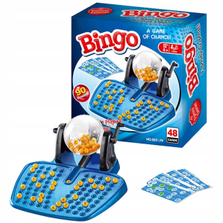BING A PRIATELIA - Rodinná hra Bingo stroj ťahané lotérie