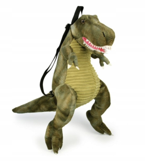 Detský batoh - Grimini batoh dinosaurus v tvare T-REX zelená