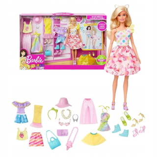 Barbie bábika - Sada korálkov na výrobu písmen náramkov