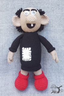 Šmolkovia - GARGAMEL CROCHET REGISTRÁNY RUKA PODĽA MAGDA