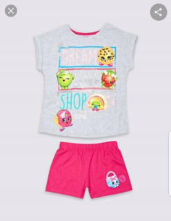 Shopkins - George Shopkins pyžamá pre dievča 110 cm