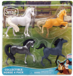 Spirit koník Mustang - Giochi Spirit Mustang Set 4 figúrky Kone