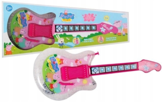 Pepa Pig - Interaktívna gitarová piesevka Peppa Pepa a svieti