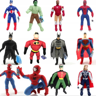 BATMAN - Hot 42cm Marvel Batman Plush Bábika Set