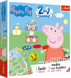 Pepa Pig - Hra 2N1 Čínske hady a rebríky Peppa 02067