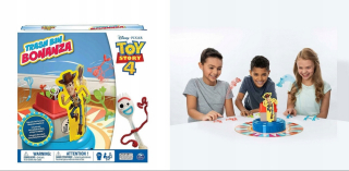 TOY STORY - Hra Toy Slepé skákanie vidlice pre košík