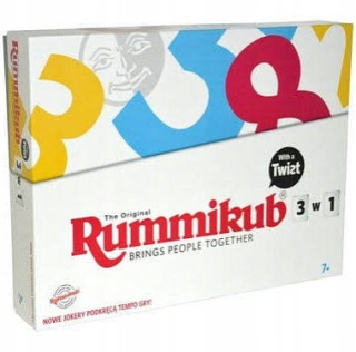 JOKER - Puzzle hra Rummikub 3 v 1 nových Jokers