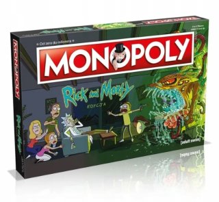 Rick and Morty - Stravovanie hra Ekonomický monopol Rick a Morty