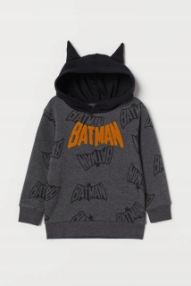 BATMAN -  H & M Hoodie a Dumplies Batman 134/140