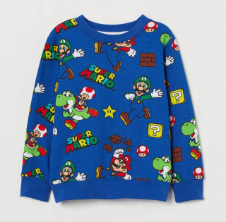 Super Mario - H & M Hoodie Super Mario 98/104 cm