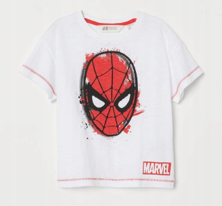 SPIDERMAN - H & M Blúzka Tričko Spiderman 122/128 cm