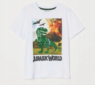Jurský svet - H & M Blúzka s flitrami Jurasský svet 122/128