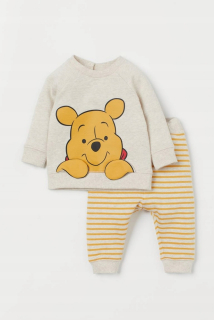 Medvedík Pú - H & M Dres Mikina + joggers Winnie POOH 92