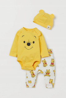 Medvedík Pú - H & M SET 3 kusy Winnie PÚ 50/56