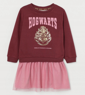 HARRY POTTER - H & M Šaty s Tull Harry Potter 98/104 cm