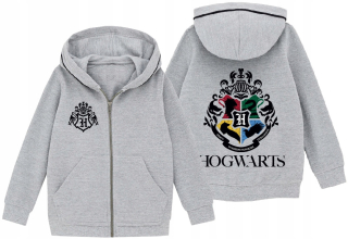 HARRY POTTER - Mikina Harryho Pottera šedý držiak Kryt 128 E283