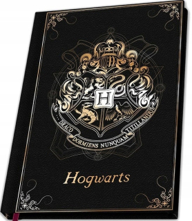 HARRY POTTER - Harry Potter Notebook A5 Poznámky Rokfort Zlatá Herb