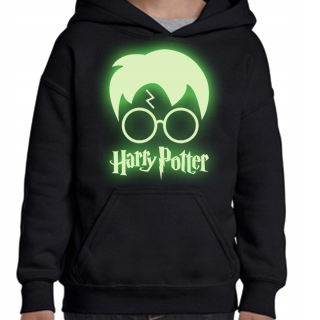 HARRY POTTER - Mikina Harryho Pottera svieti v tmavých vlasoch 140 m