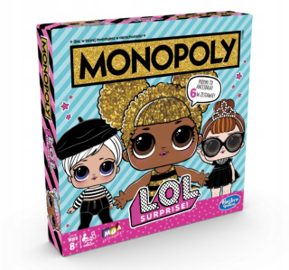 Bábiky LOL - HASBRO GAME MONOPOLY L.O.L. Prekvapenie E7572