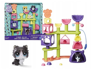 Littlest Pet Shop - HASBRO LITTLLEST PET SHOP KOCI Detské ihrisko E2127 LPS