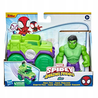 Hasbro spider-man spidey hulk s vozidlom F3989