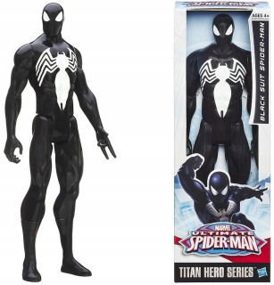 SPIDERMAN - HASBRO Spiderman Black Black Figurine 30cm A9365