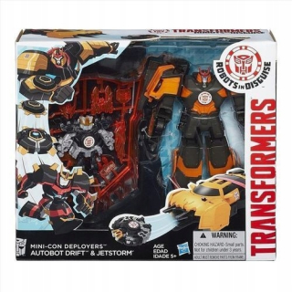 HASBRO Transformers Drift & JETSTORM minikonzola