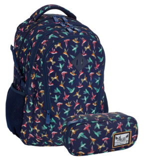 Školská taška - batoh, set, zostava - Hash Youth Batchpack Set pre dievčatá 4718