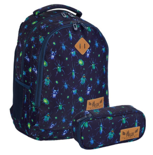 Školská taška - batoh, set, zostava - Hash Youth Batchpack Set pre dievčatá 4862