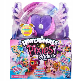 Hatchimals - Hatchi-wow Hatchals Pixies Jazdci Doll + PET 7520