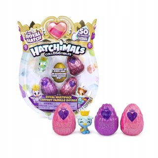 Hatchimals - Hatchi-wow Hatchals Royals Egg Surprise 4 Figurines