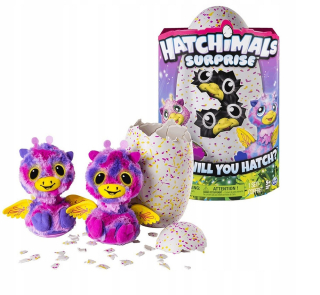 Hatchimals - Hatchi-wow HatchImals prekvapenie žirafy dvojčatá vajcia pôvod