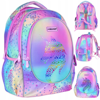 Školský batoh, taška - Hlava Bathpack Schoolbag Unicorn Ombre