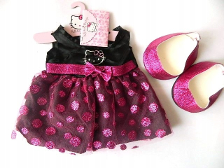 HELLO KITTY Ahoj Kitty Boutigue oblečenie šaty topánky
