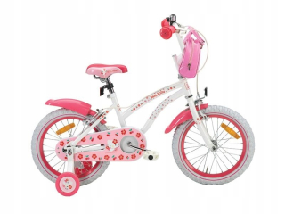 HELLO KITTY Ahoj Kitty HLK-HK14B Detský bicykel Cherry Whi