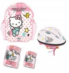 HELLO KITTY Ahoj Kitty Kitten Helmet 4 Bike Protectors Batchpack