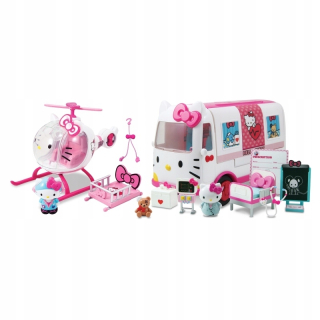HELLO KITTY Ahoj Kitty Doctor Ambulance Helicopter