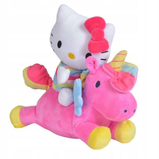HELLO KITTY Ahoj Kitty Maskot Plush Unicorn mačiatko