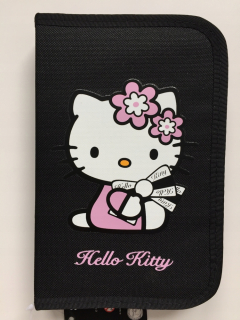 HELLO KITTY Ahoj Kitty Puzdro na ceruzku s ružovým zariadením Sanrio
