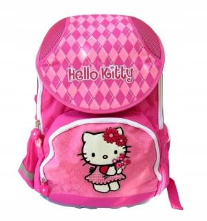 HELLO KITTY Ahoj Kitty Backpack Ergonomický obchodný predaj!
