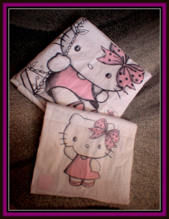 HELLO KITTY Ahoj Kitty Posteľná bielizeň Satin bavlna 135 x 100