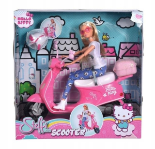 STEFFI bábika - Ahoj Kitty Steffi Love Scooter, Simba