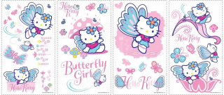 HELLO KITTY Ahoj Kitty Sanrio Nálepky 20+ samolepky