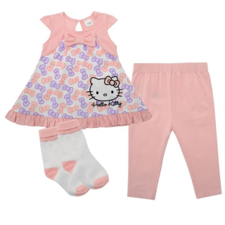 HELLO KITTY Ahoj Kitty Dress Leggings Ponožky 18-24m R92